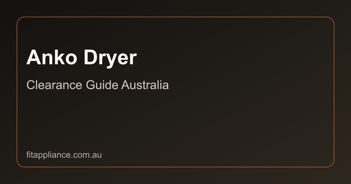Anko Dryers clearance guide preview