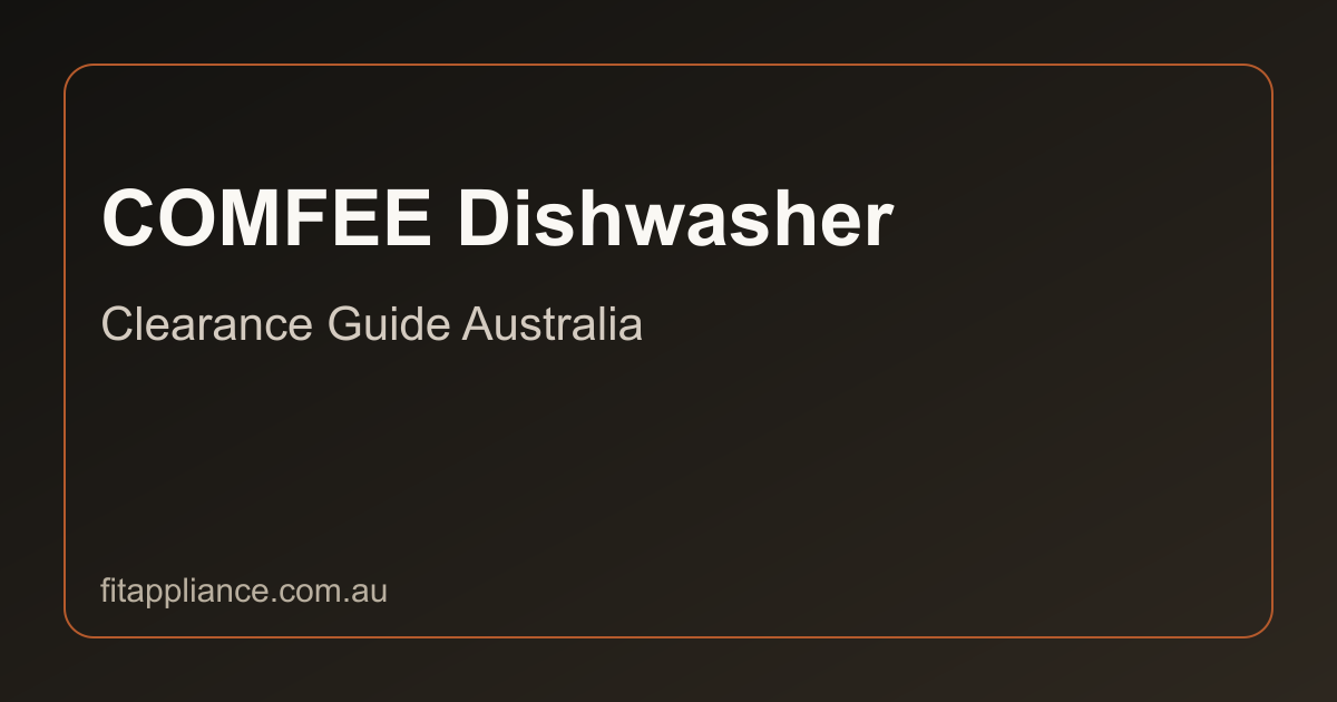 COMFEE Dishwashers clearance guide preview