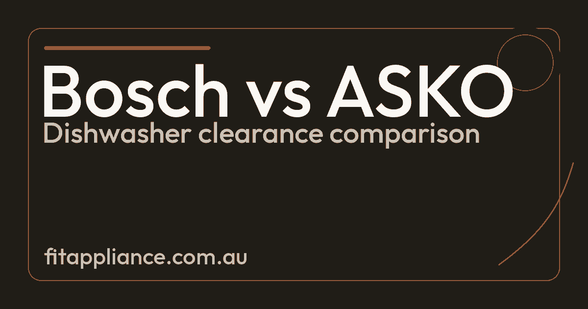 Bosch SBI8ECS01A comparison preview