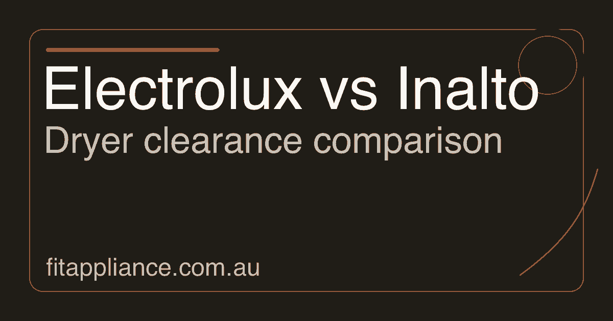 Electrolux vs Inalto clearance comparison preview