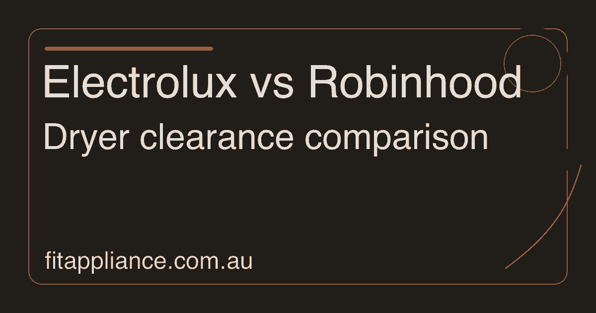 Electrolux vs Robinhood clearance comparison preview