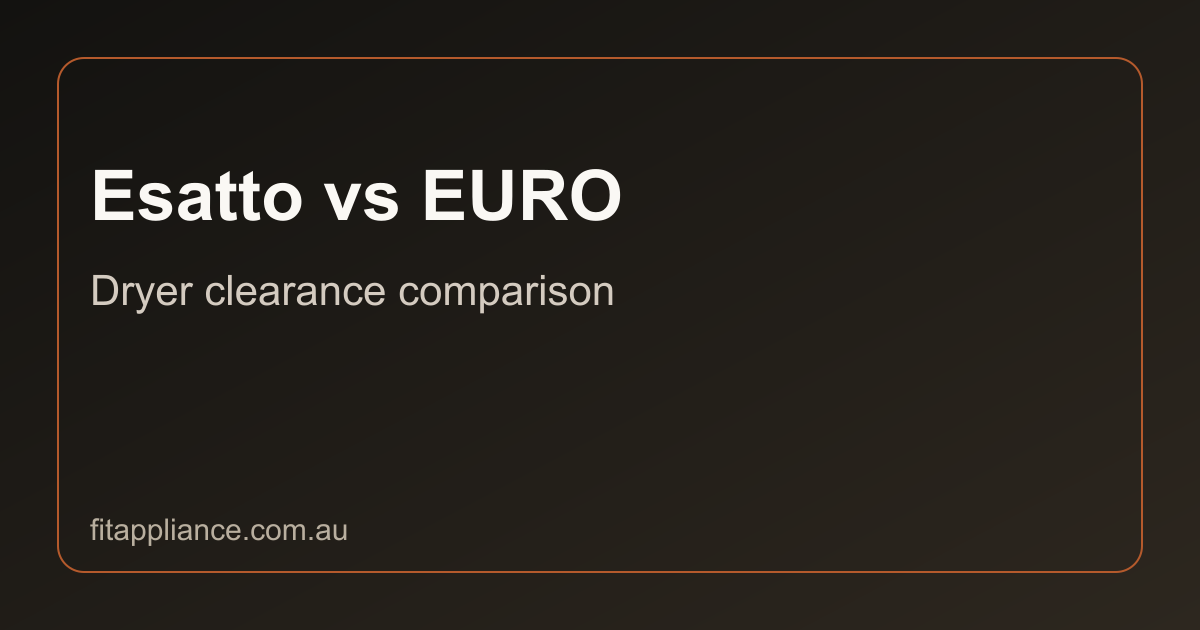 Esatto vs EURO clearance comparison preview