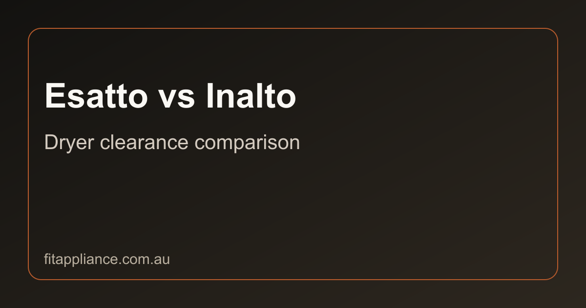 Esatto vs Inalto clearance comparison preview