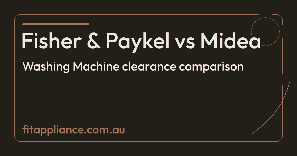 Fisher & Paykel WL1064G1 comparison preview