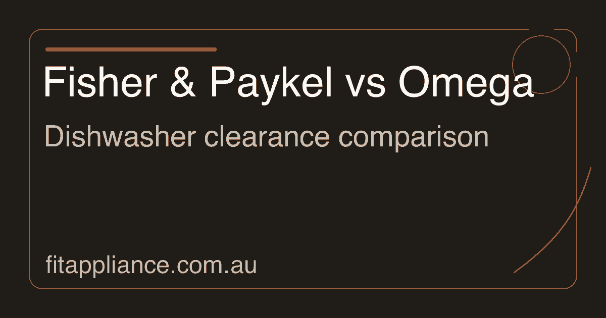 Fisher & Paykel vs Omega clearance comparison preview