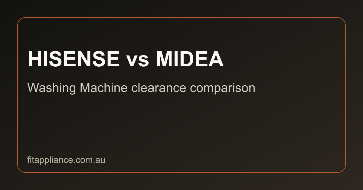 Hisense vs Midea clearance comparison preview