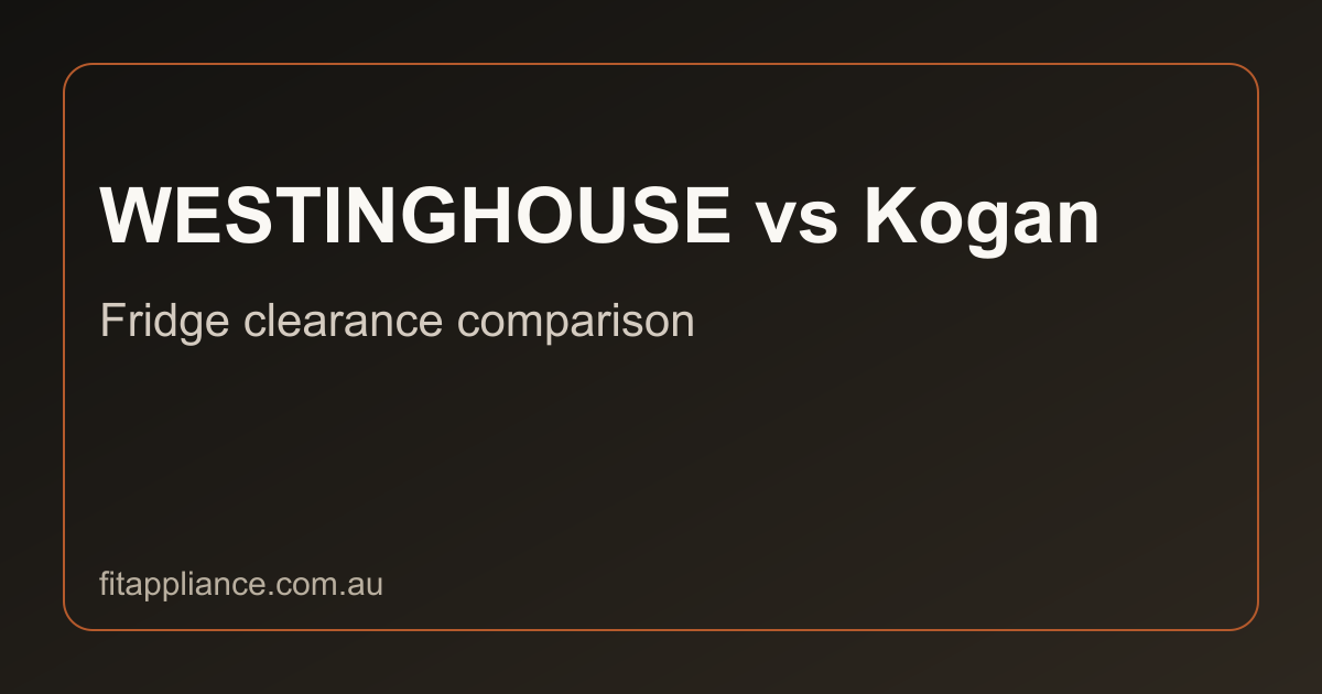 Westinghouse vs Kogan clearance comparison preview