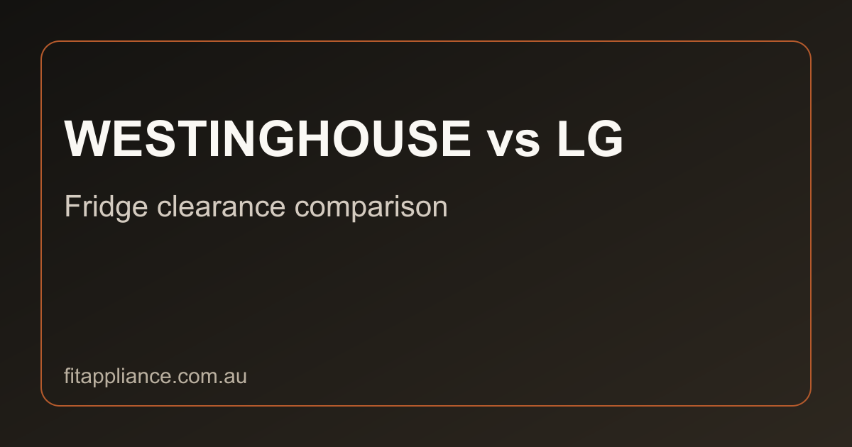 Westinghouse vs LG clearance comparison preview