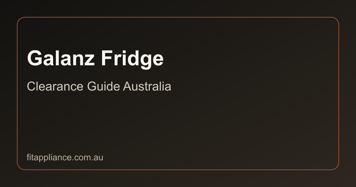 Galanz Fridges clearance guide preview