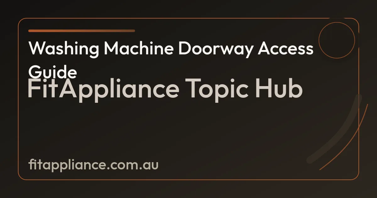 Washing machine doorway access guide cover