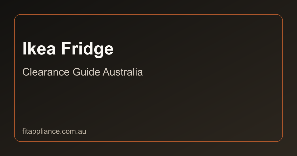 Ikea Fridges clearance guide preview