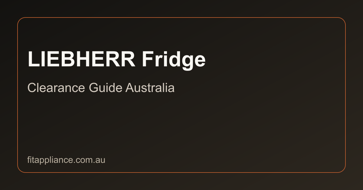Liebherr Fridges clearance guide preview