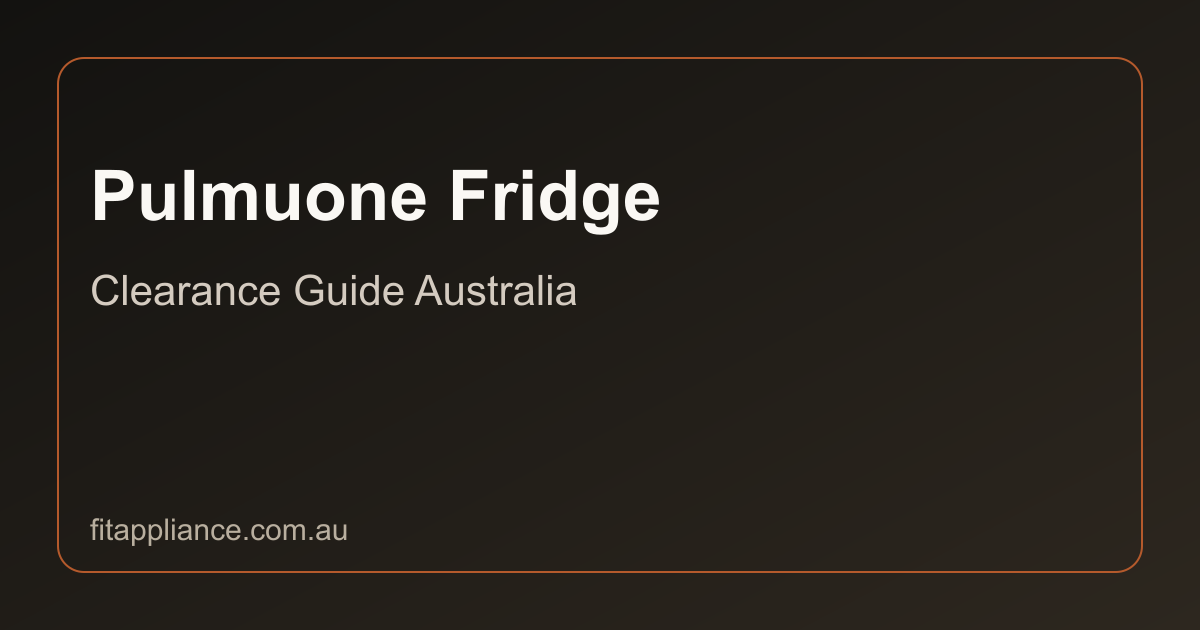 Pulmuone Fridges clearance guide preview
